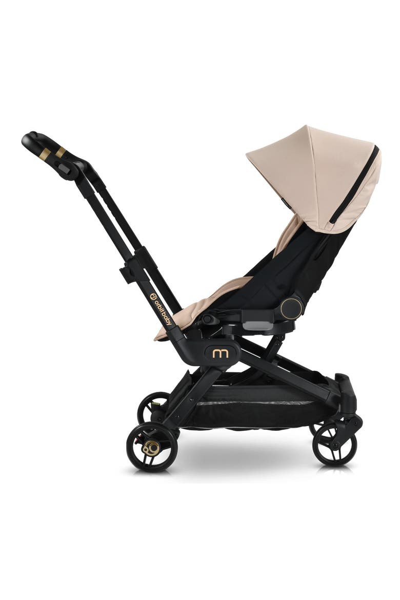 M+ Stroll & Ride Car Seat & Stroller Travel System, Alternate, color, TAUPE/ BLACK L/ BLACK