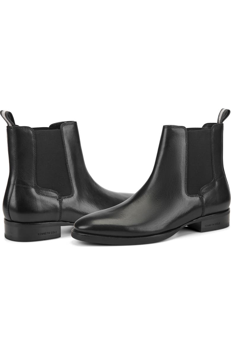 Kenneth Cole New York Raymond Chelsea Boot, Alternate, color, Black/ Charcoal/ Silver