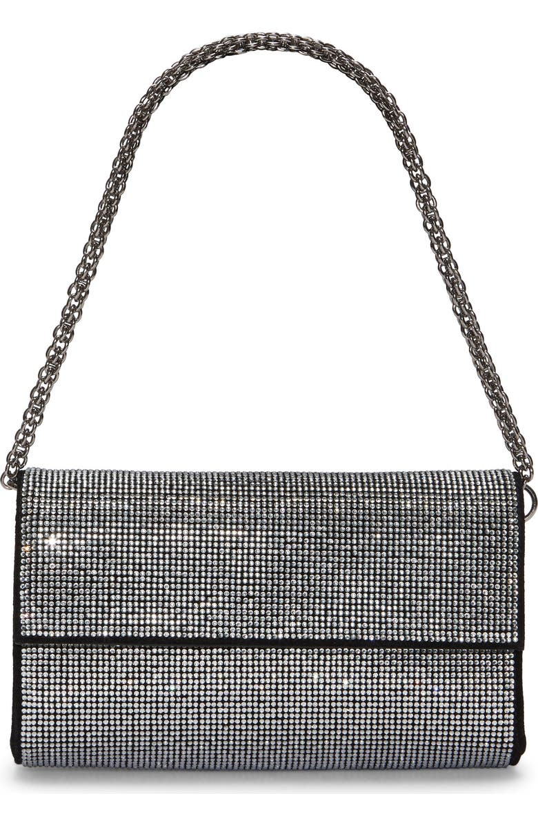 Vince Camuto Katey Embellished Suede Clutch, Alternate, color,