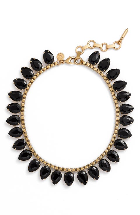 'Sylvia' Crystal Collar Necklace
