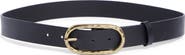 Melrose and Market Oval Textured Buckle Belt