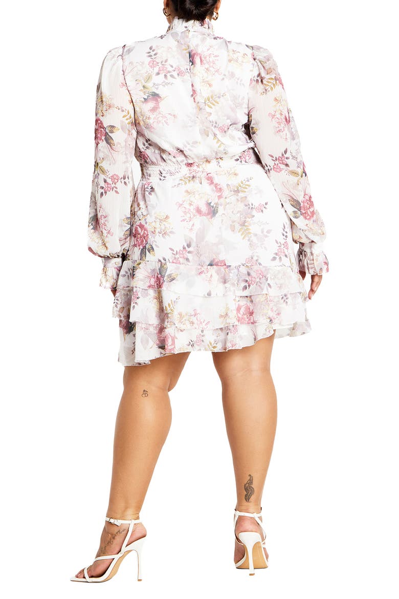 Amani Floral Print Long Sleeve Dress, Alternate, color, FLORAL