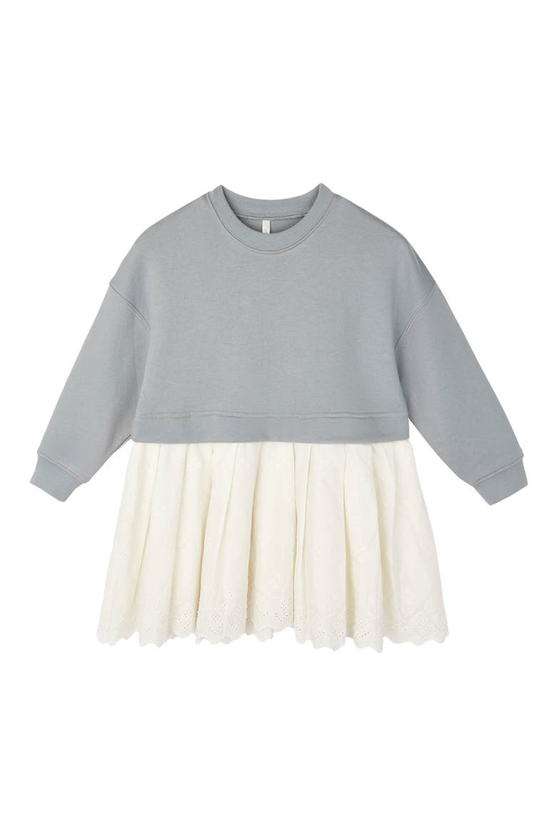 Kids' Sweatshirt Dress, Main, color, BLUE