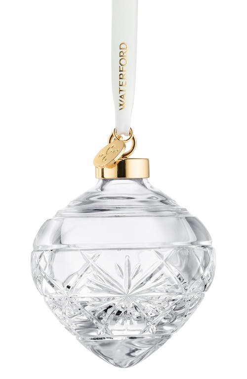 Waterford Winter Wonders Snowflake Bauble Crystal Ornament In Transparent