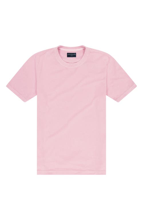 Goodlife Triblend Scallop Short Sleeve Crewneck Tee In Candy Pink
