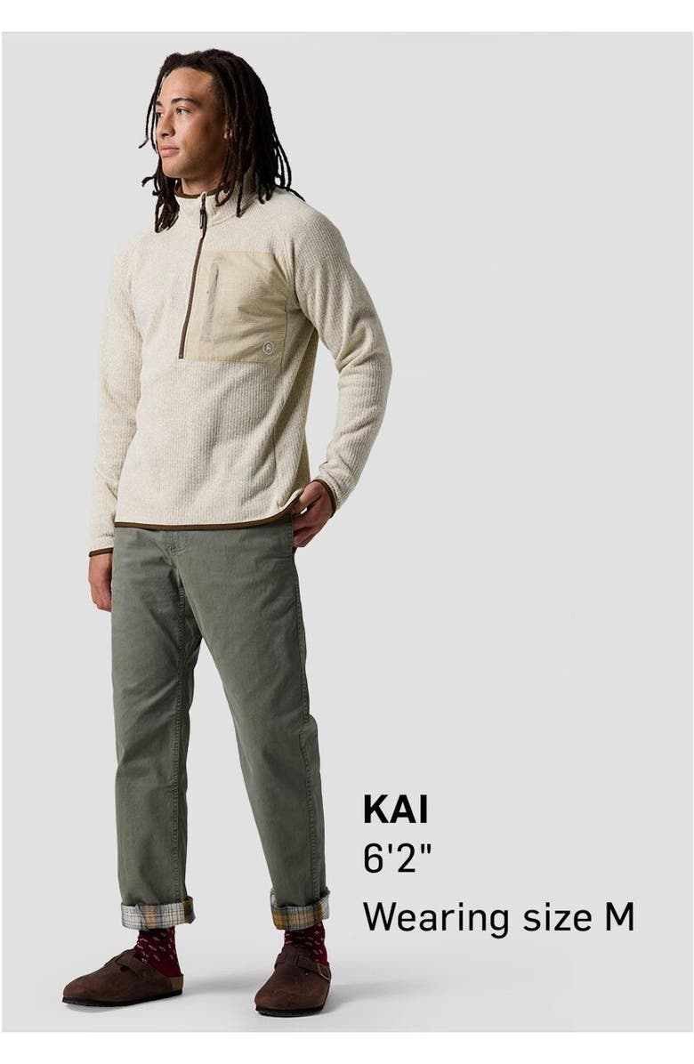 Backcountry Wander Sweater Fleece 1/2-Zip - Men's, Alternate, color, Fog Heather