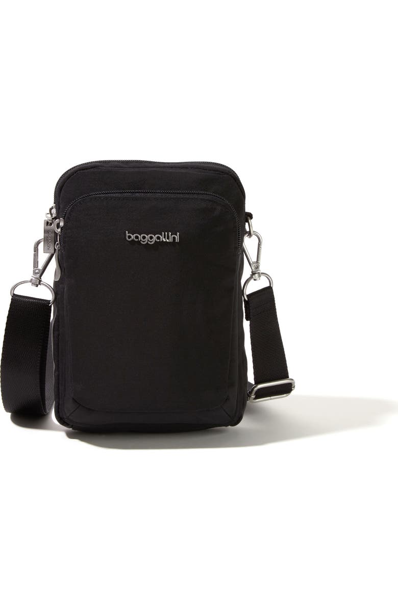 BAGGALLINI Modern Everywhere Explorer Small Crossbody Bag, Main, color, Black