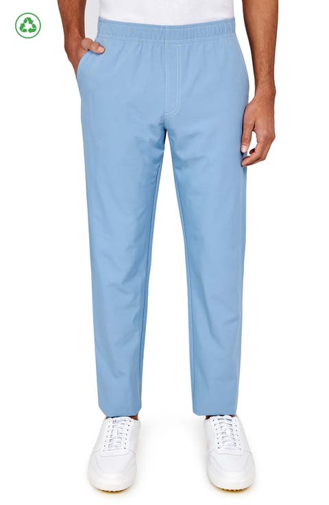 Solid Drawstring Performance Pants