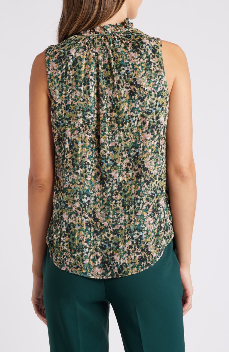 Anne Klein Tulla Floral Sleeveless Top, Alternate, color, 