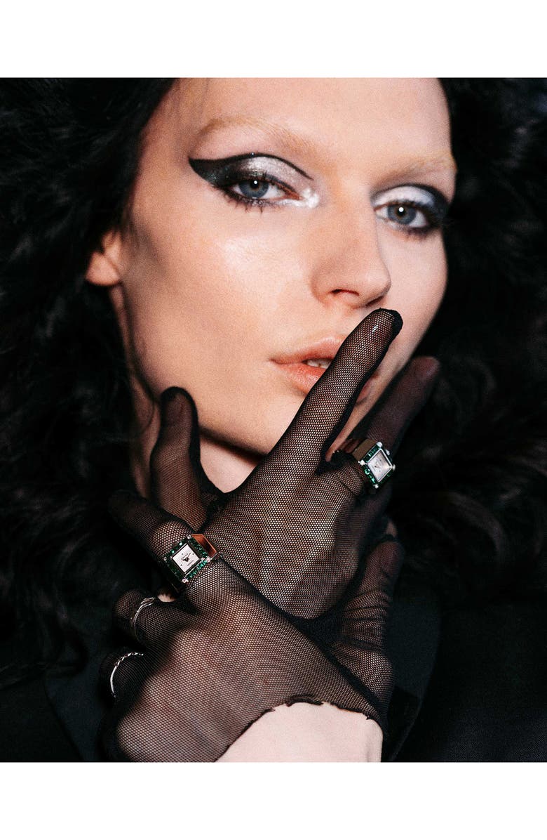 BREDA x Dalmata Time Ring, 15mm, Alternate, color, Silver