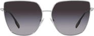 Burberry Alexis 61mm Gradient Irregular Sunglasses
