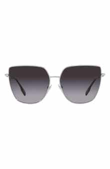 Burberry Alexis 61mm Gradient Irregular Sunglasses