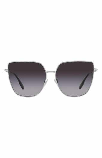 Burberry Alexis 61mm Gradient Irregular Sunglasses