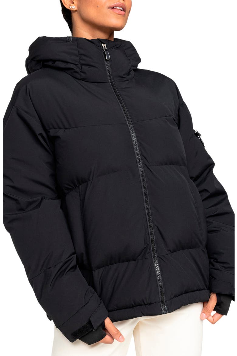 Alofted Water Resistant Hooded Puffer Jacket, Main, color, ANTHRACITE