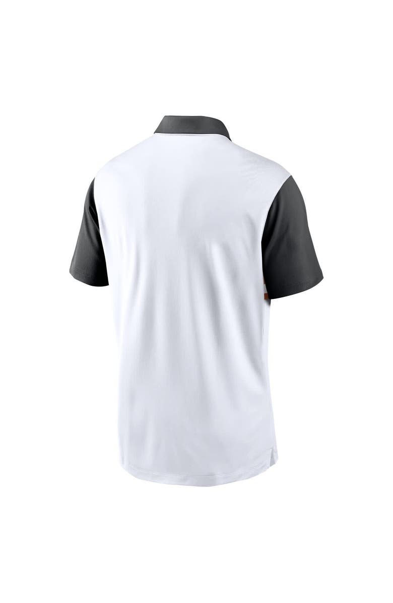 Nike Men's Nike White/Black Texas Longhorns Athletic Prep Alt Logo Vapor Performance Polo, Alternate, color, White