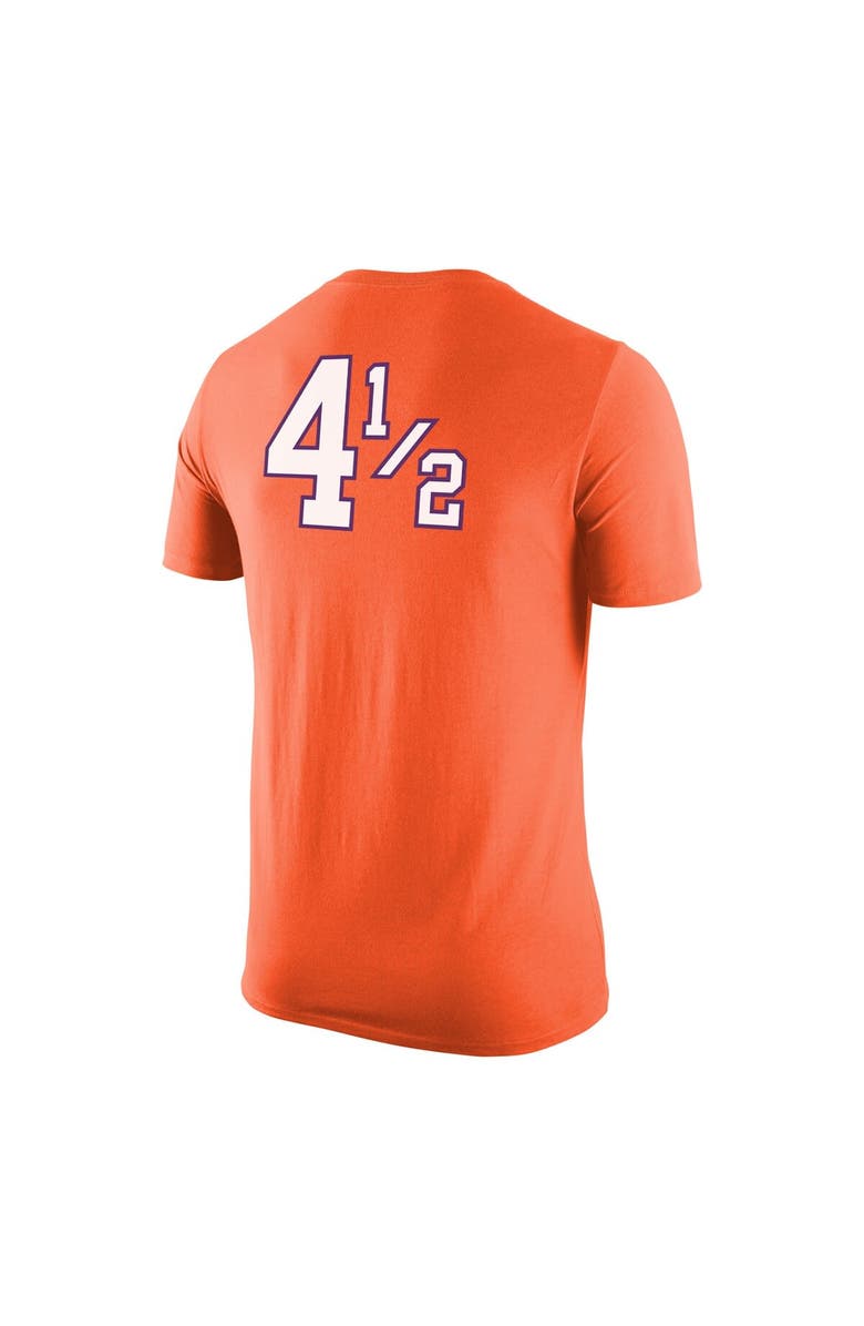 Nike Men's Nike Orange Clemson Tigers Disney+ #4½ Player T-Shirt, Alternate, color, Orange