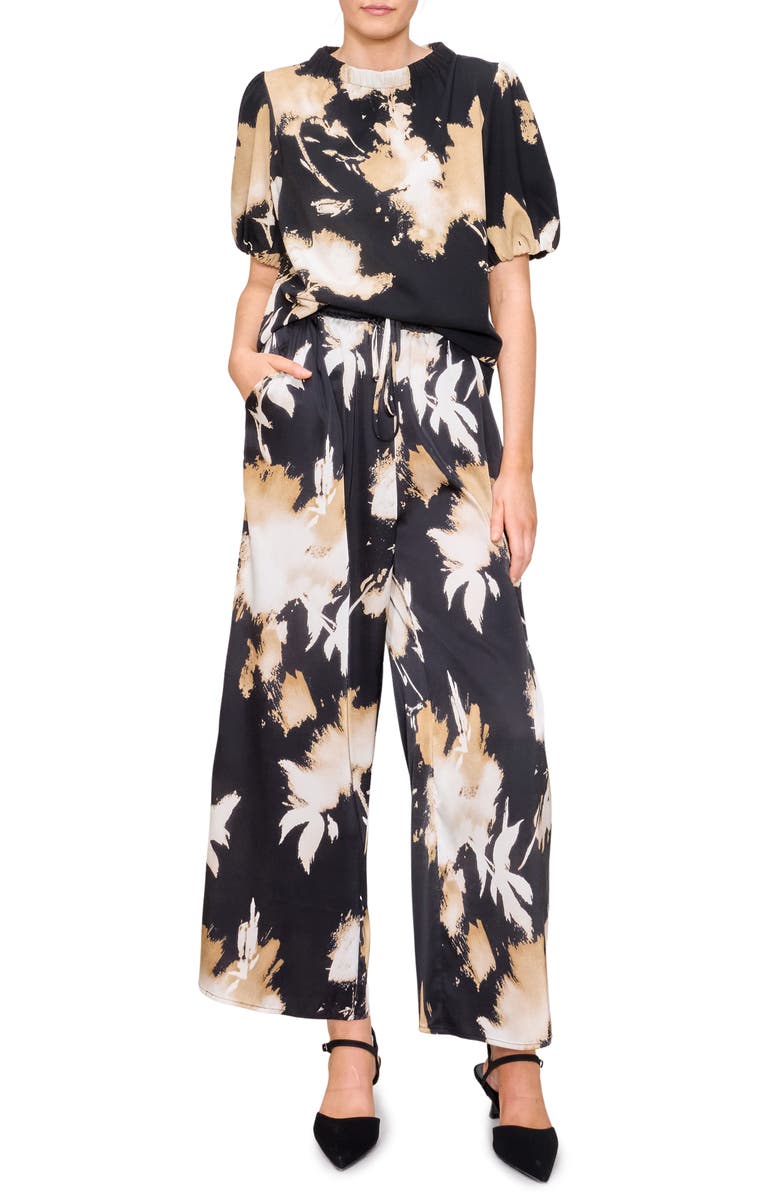 MELLODAY Satin Wide Leg Pants, Alternate, color, 