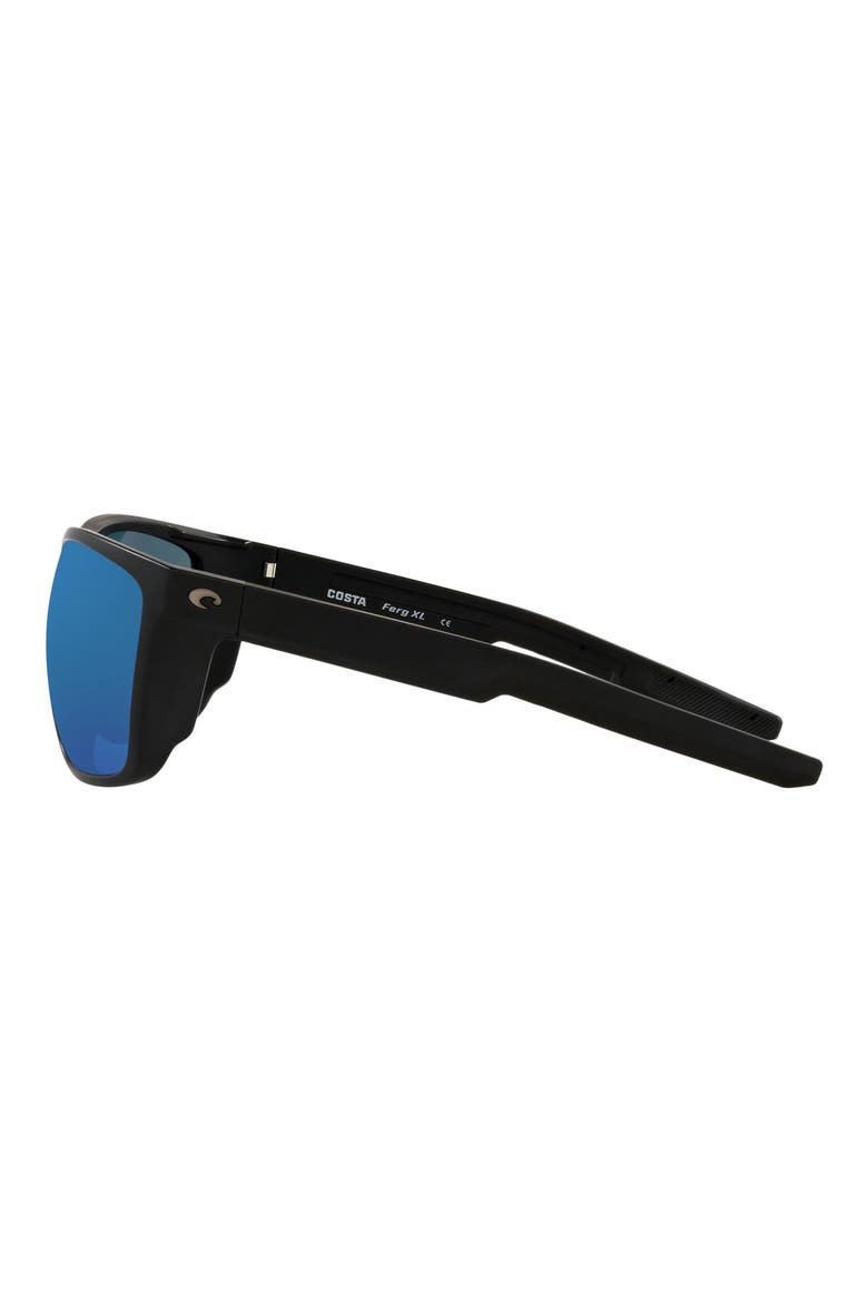 62mm Square Sunglasses, Alternate, color, BLACK BLUE
