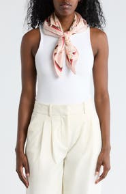 Ted Baker London Floral Silk Square Scarf