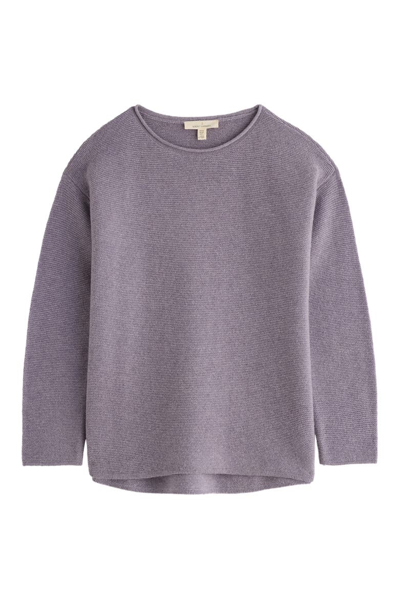 Fruity II Merino Wool Blend Sweater, Alternate, color, KNIT MELANGE CLEMATIS