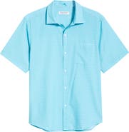Tommy Bahama Bahama Coast Teeny Martini Print IslandZone® Short Sleeve Button-Up Shirt