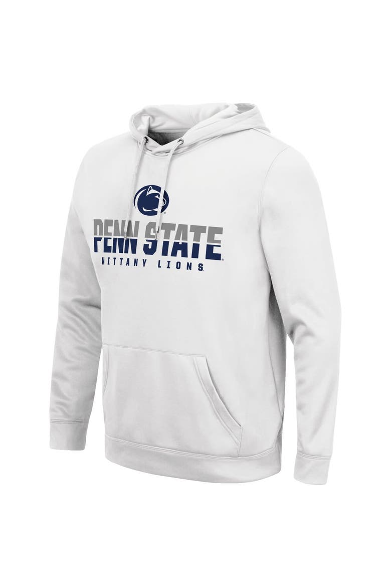 Men's Colosseum White Penn State Nittany Lions Lantern Pullover Hoodie, Alternate, color, White