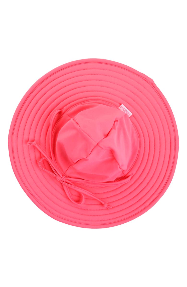 RuffleButts Sunset Sorbet Gingham Long Sleeve Two-Piece Swimsuit, Alternate, color, Sunset Sorbet