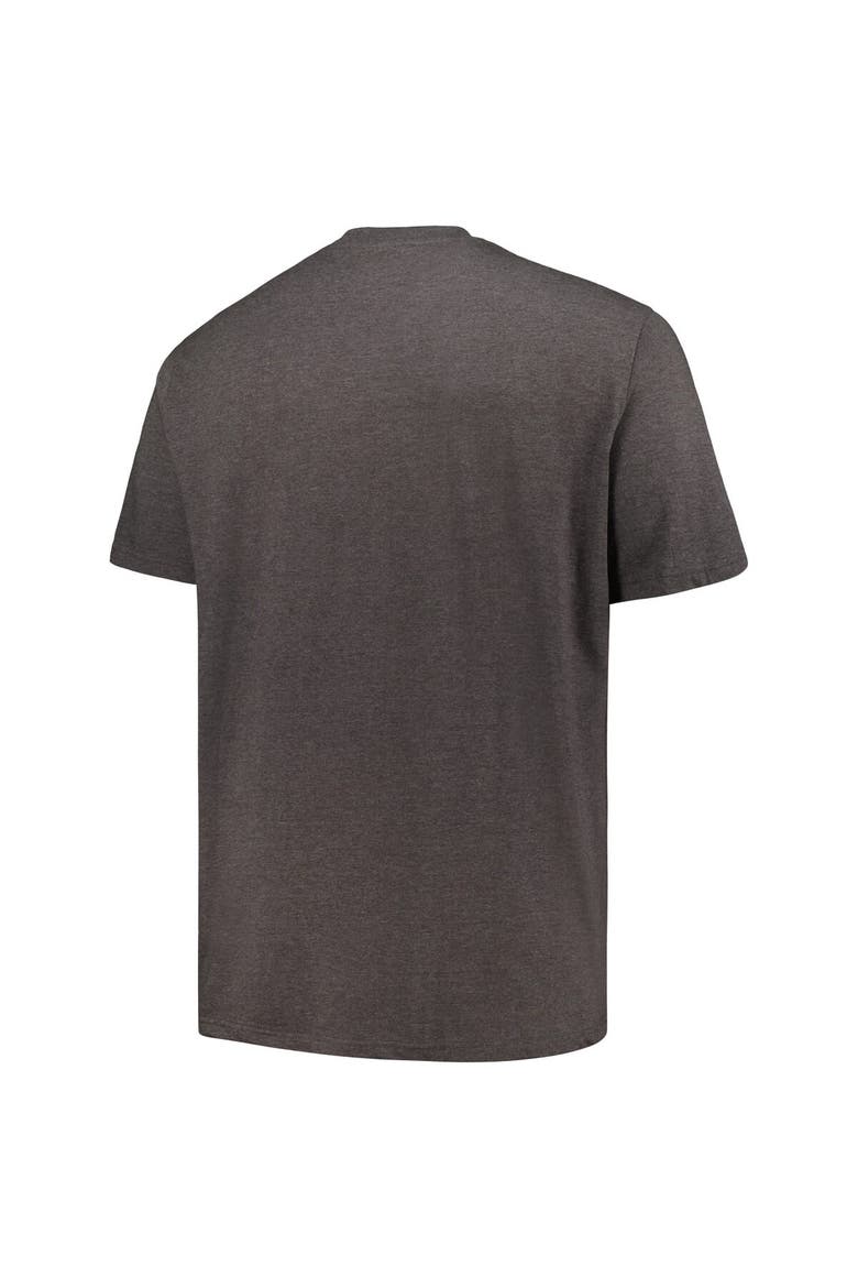 Men's Profile Heather Charcoal Michigan Wolverines Big & Tall Team T-Shirt, Alternate, color, Heather Charcoal