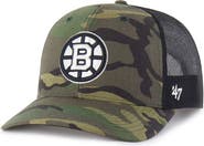 '47 Men's '47  Camo Boston Bruins Trucker Snapback Hat