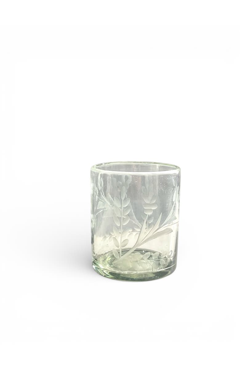 Villa Lua Home Hand-etched Tumbler Glass - Set of 2, Main, color, Clear - Large