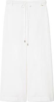 Marina Rinaldi Vonirica Belted Linen & Cotton Wide Leg Pants