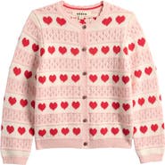 Mini Boden Kids' Scallop Trim Cardigan