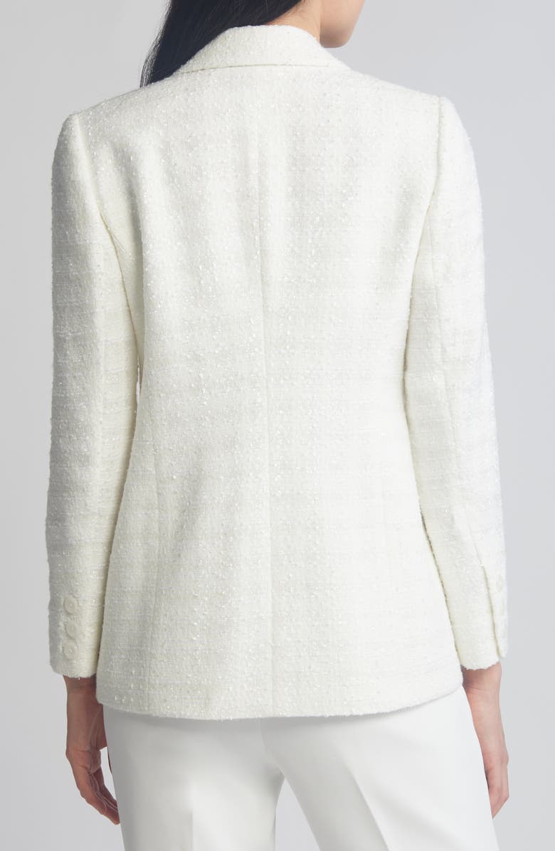 Anne Klein Eyelash Tweed Blazer, Alternate, color,