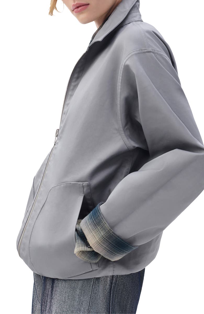 rag & bone Carrie Reversible Jacket, Alternate, color, Grey Pd