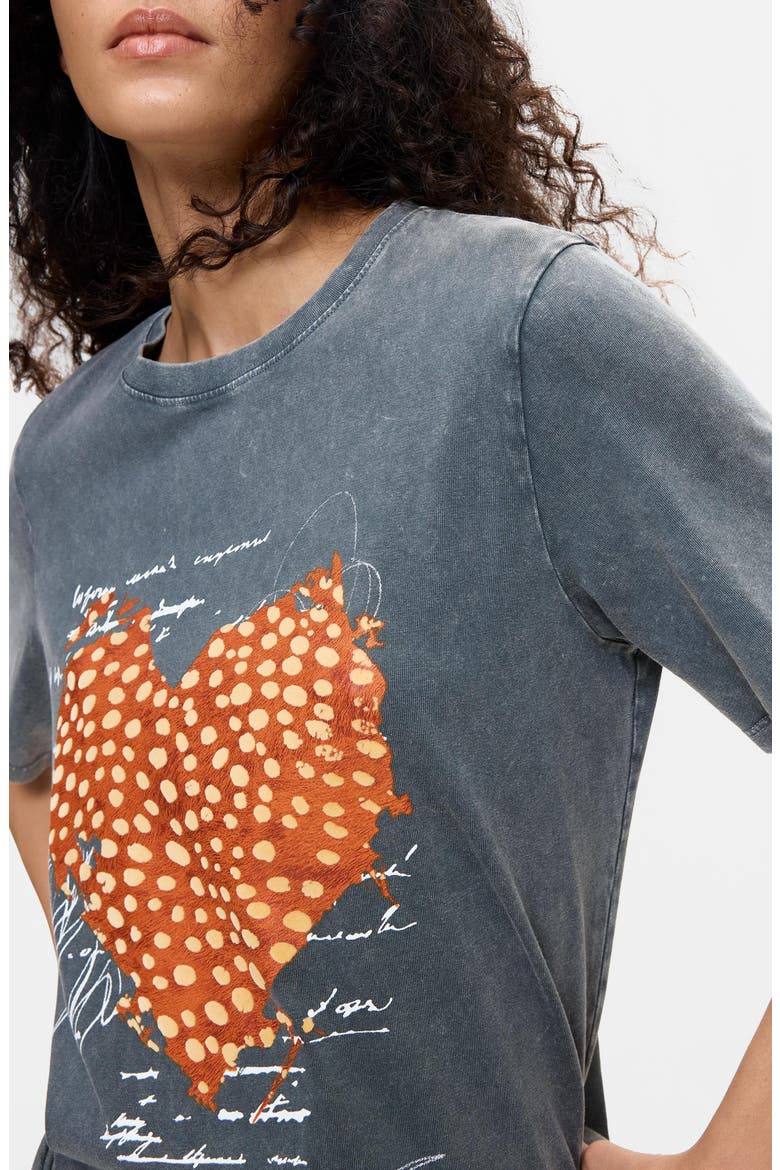 Heart Graphic Cotton T-Shirt, Alternate, color, BLACK