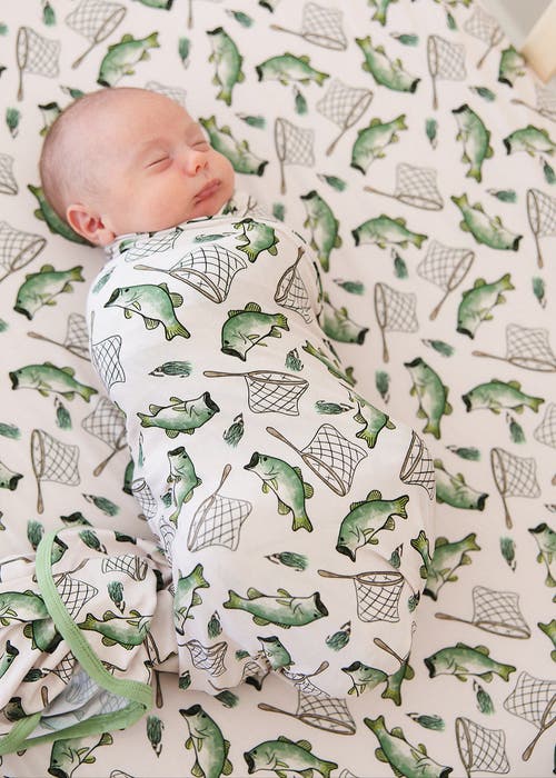 Charlie Lou Baby ® Crib Sheet | Gone Fishin'