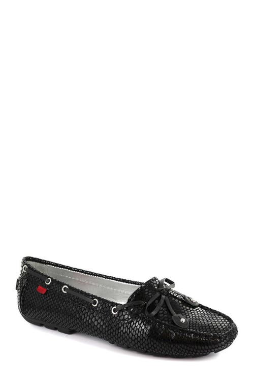 Marc Joseph New York Cypress Hill Leather Tiebow Driver Loafer In Black