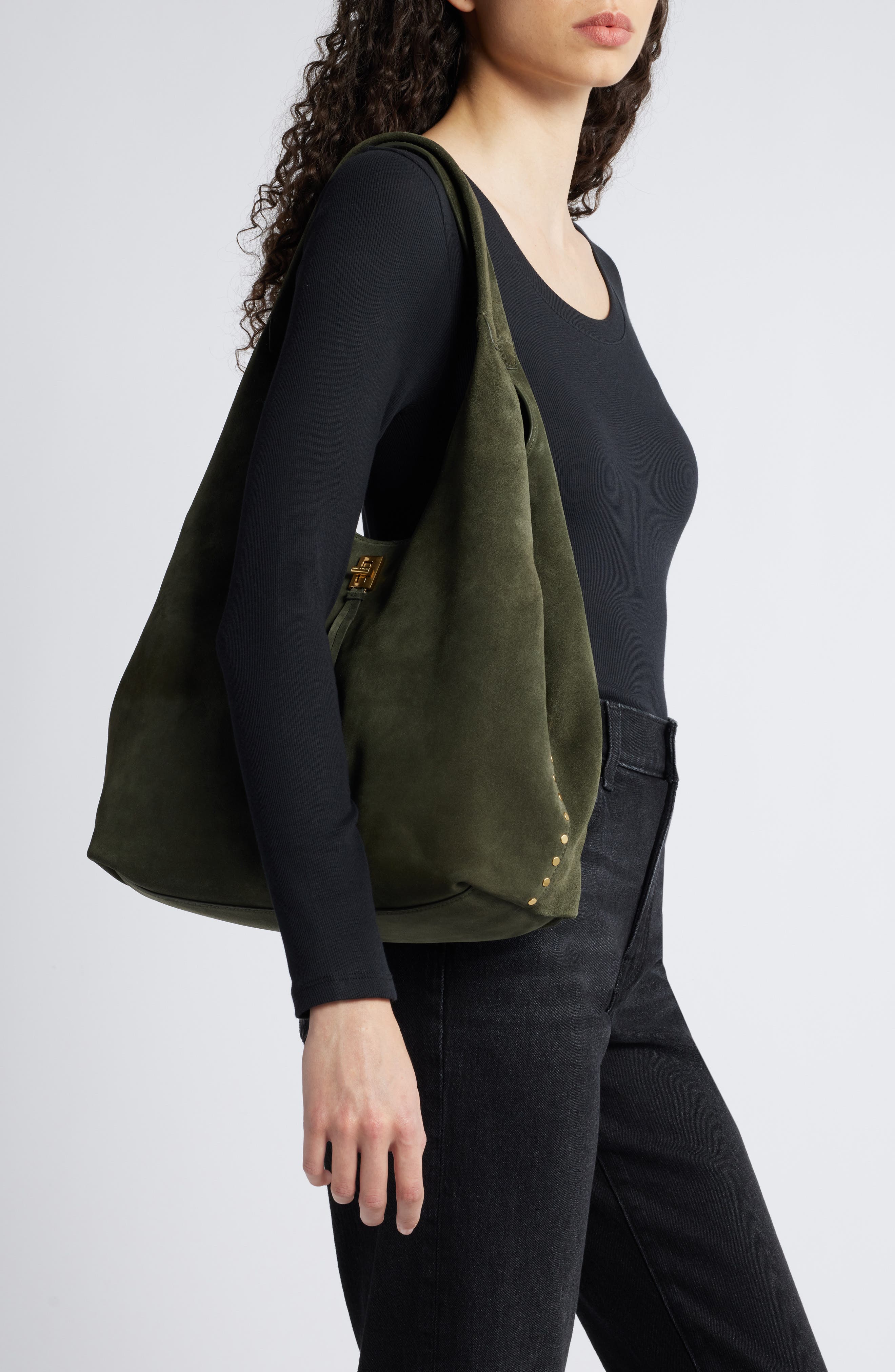 Rebecca Minkoff Darren Signature Carryall Bag, Alternate, color, Moss