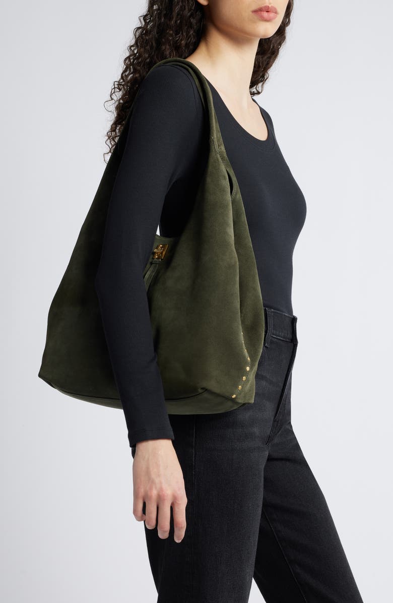 Rebecca Minkoff Darren Signature Carryall Bag, Alternate, color, Moss