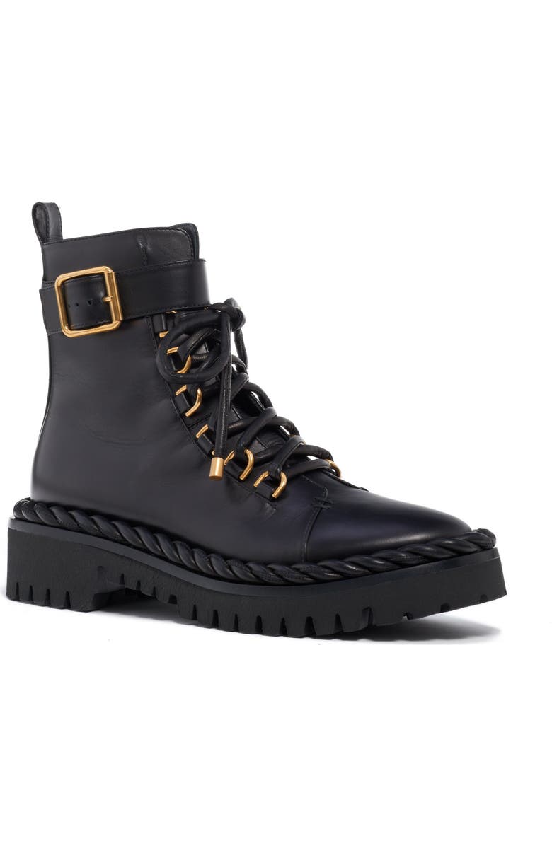 Valentino Garavani The Rope Lace-Up Combat Boot, Main, color,