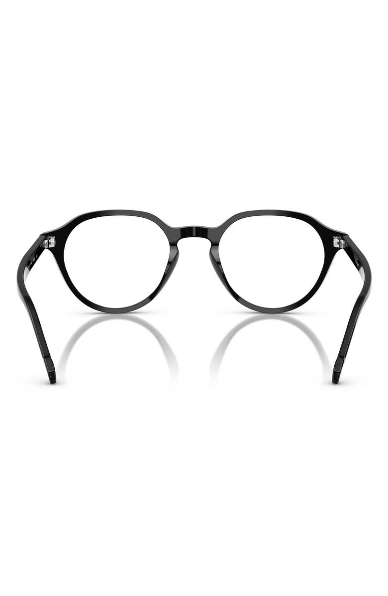 VOGUE 48mm Phantos Optical Glasses, Alternate, color, Black