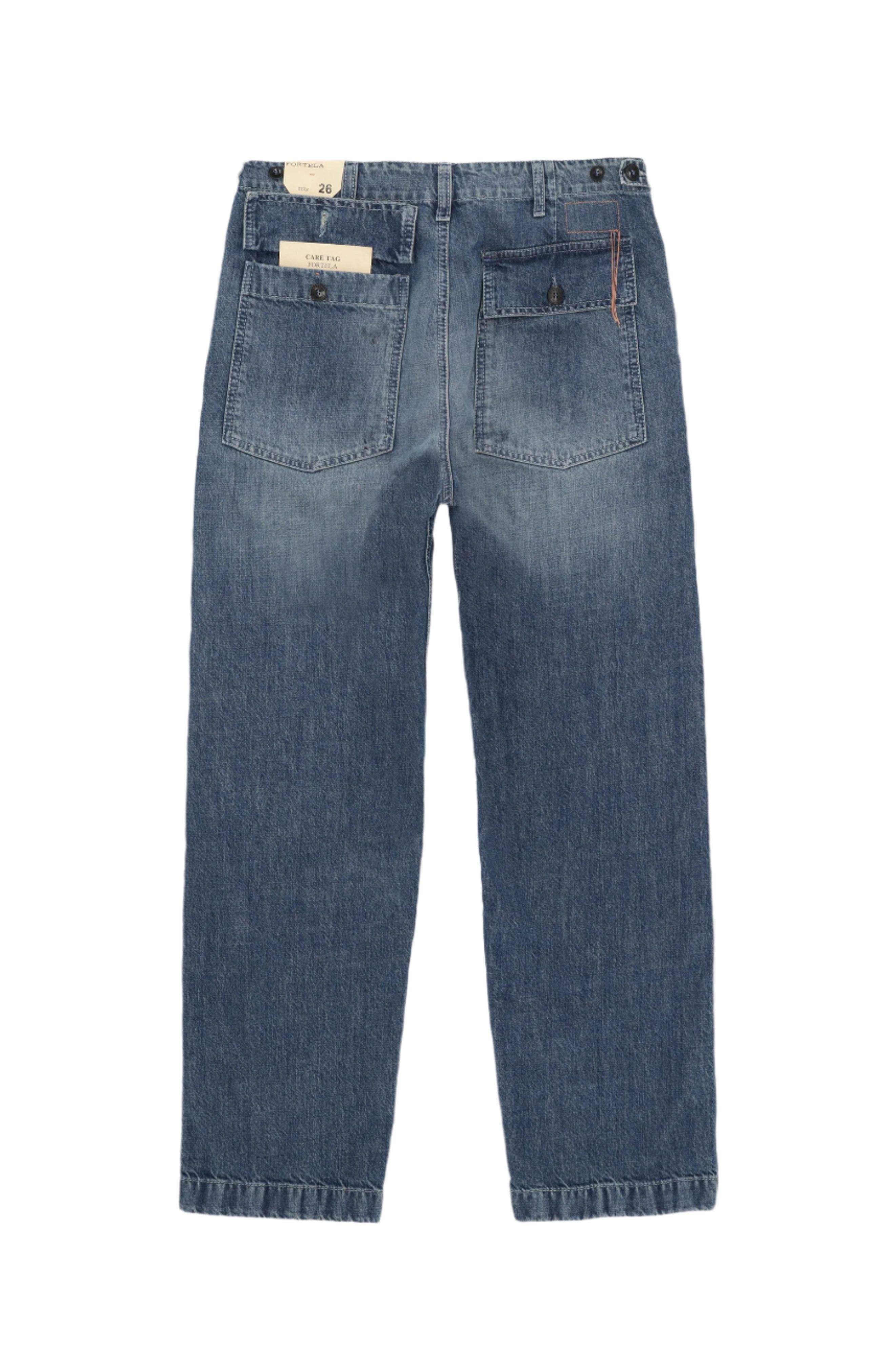 Denim Fatigue Pants - image 2