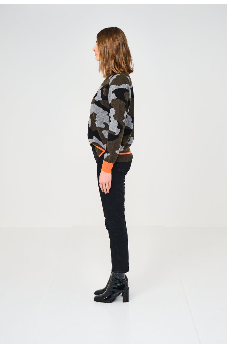 Brodie Pure Cashmere Crew Neck 100% Cashmere Sweater, Alternate, color, Khaki