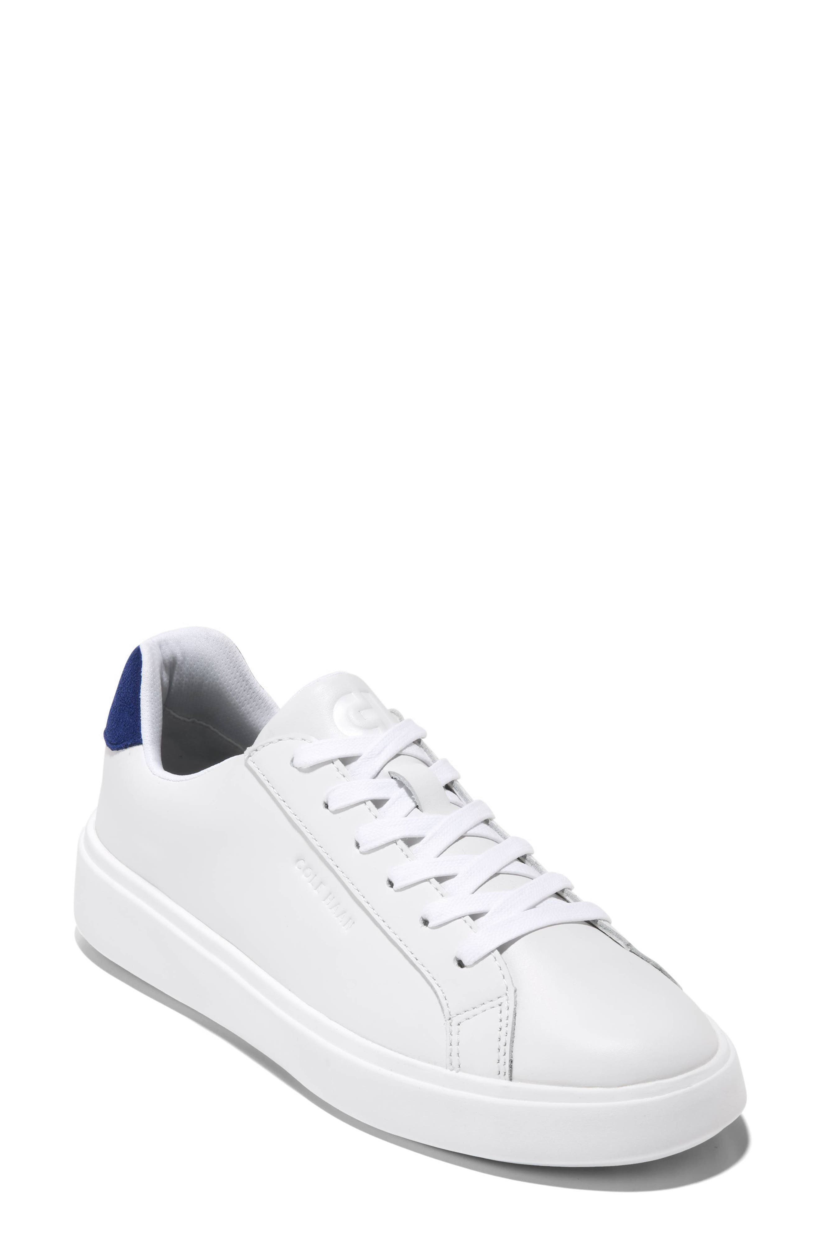 WHITE LEATHER / BLUE DEPTHS