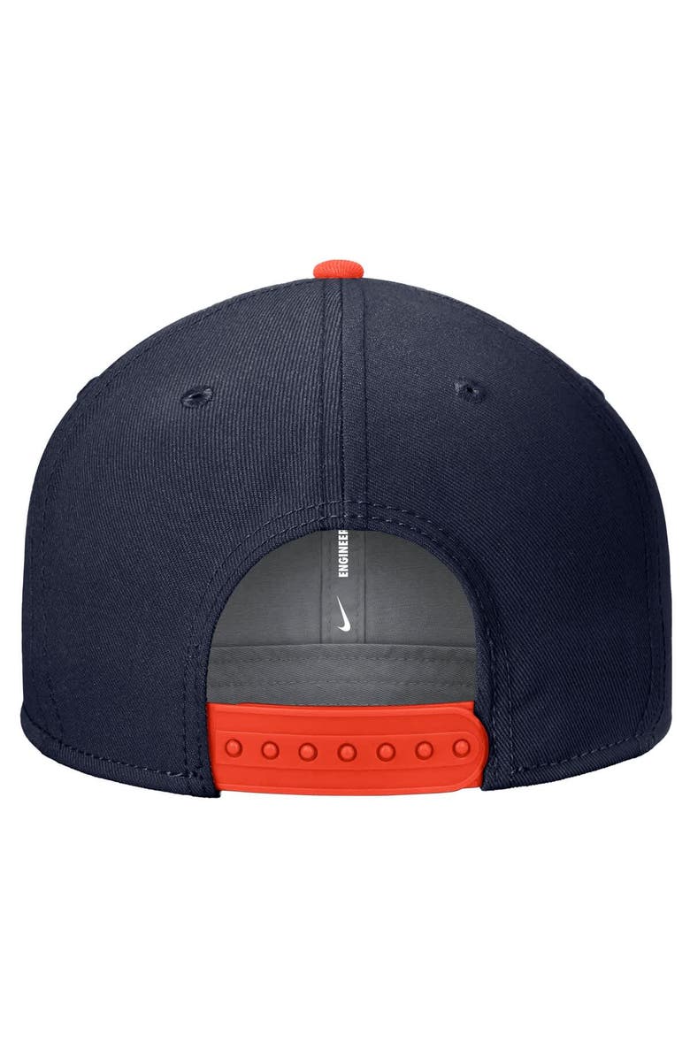 Nike Men's Nike Navy Syracuse Orange Vintage Script Pro Dri-FIT Snapback Hat, Alternate, color, 