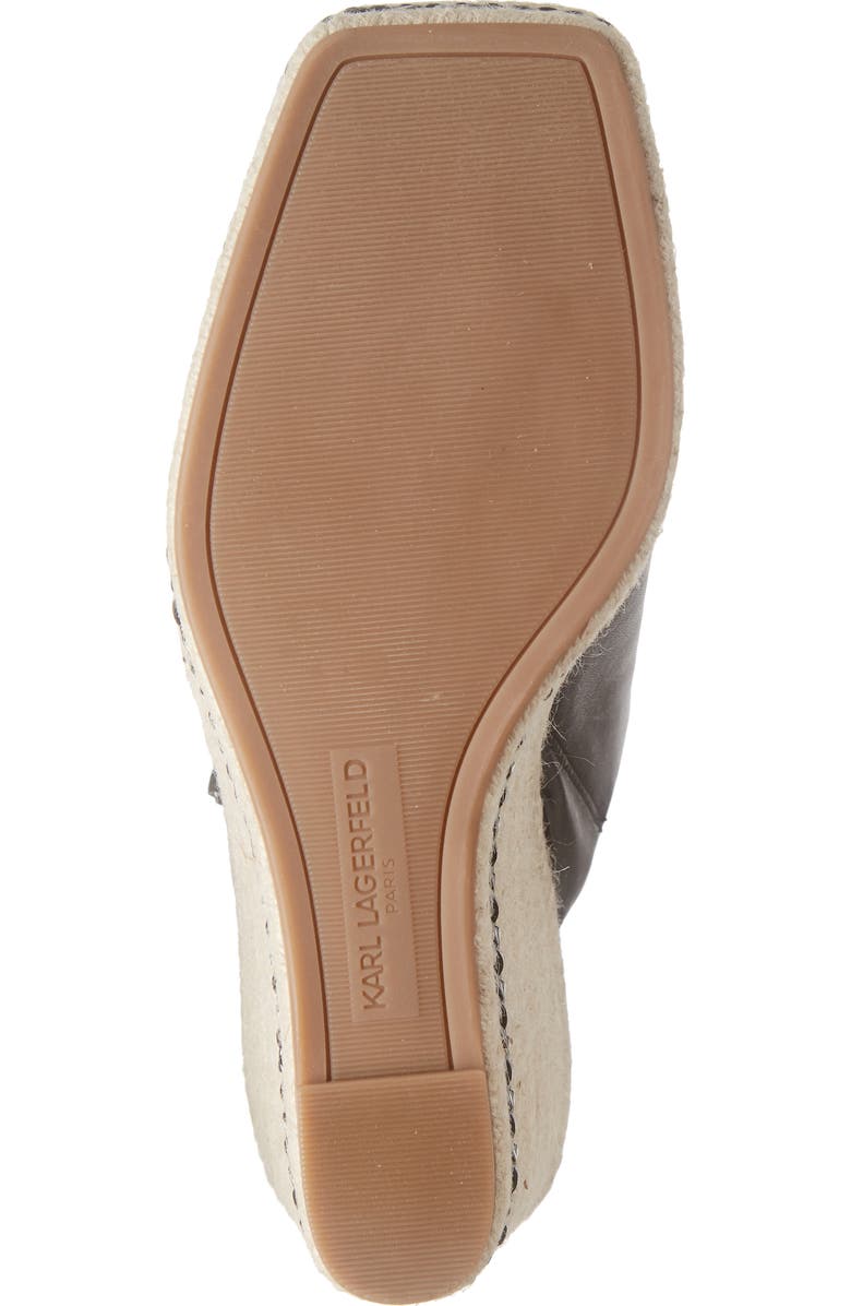 KARL LAGERFELD PARIS Espadrille Wedge Sandal, Alternate, color,