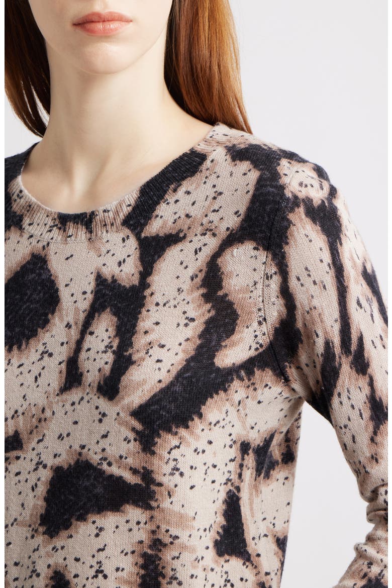 Abstract Animal Print Supersoft Sweater, Alternate, color, NEUTRAL MULTI