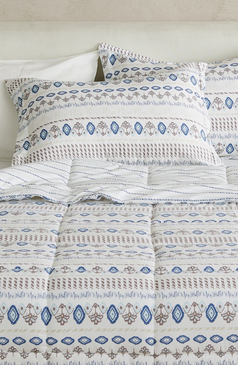 Woven & Weft Reversible Print Comforter Set, Alternate, color, Arista Print
