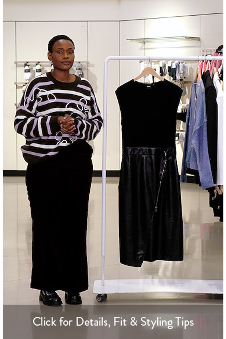 Flederi Mixed Media Midi Dress video