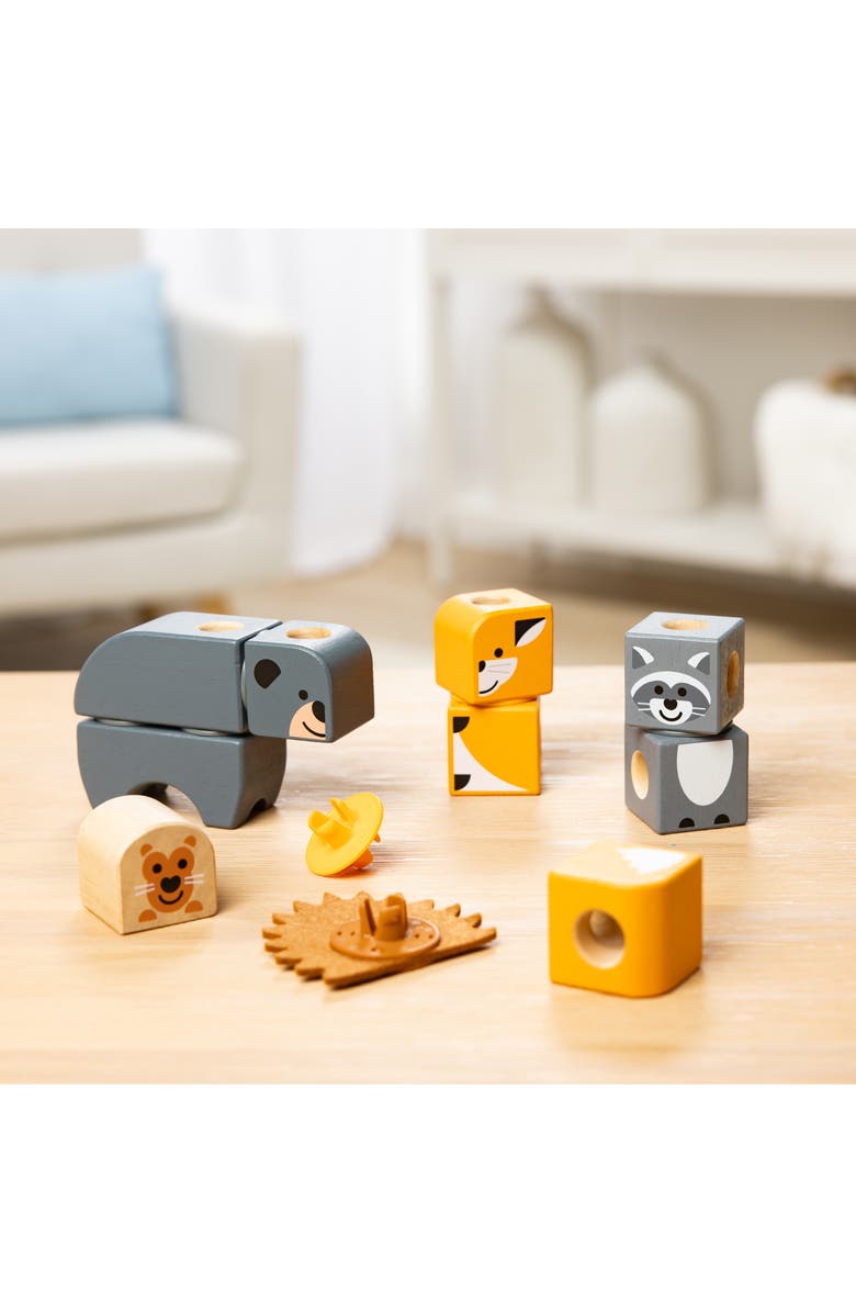 Melissa & Doug Blockables<sup>™</sup> Woodland Friends Playset, Alternate, color,